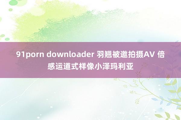 91porn downloader 羽翘被邀拍摄AV 倍感运道式样像小泽玛利亚