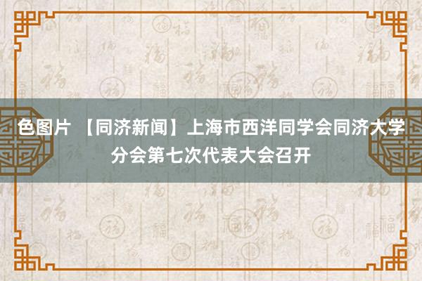 色图片 【同济新闻】上海市西洋同学会同济大学分会第七次代表大会召开